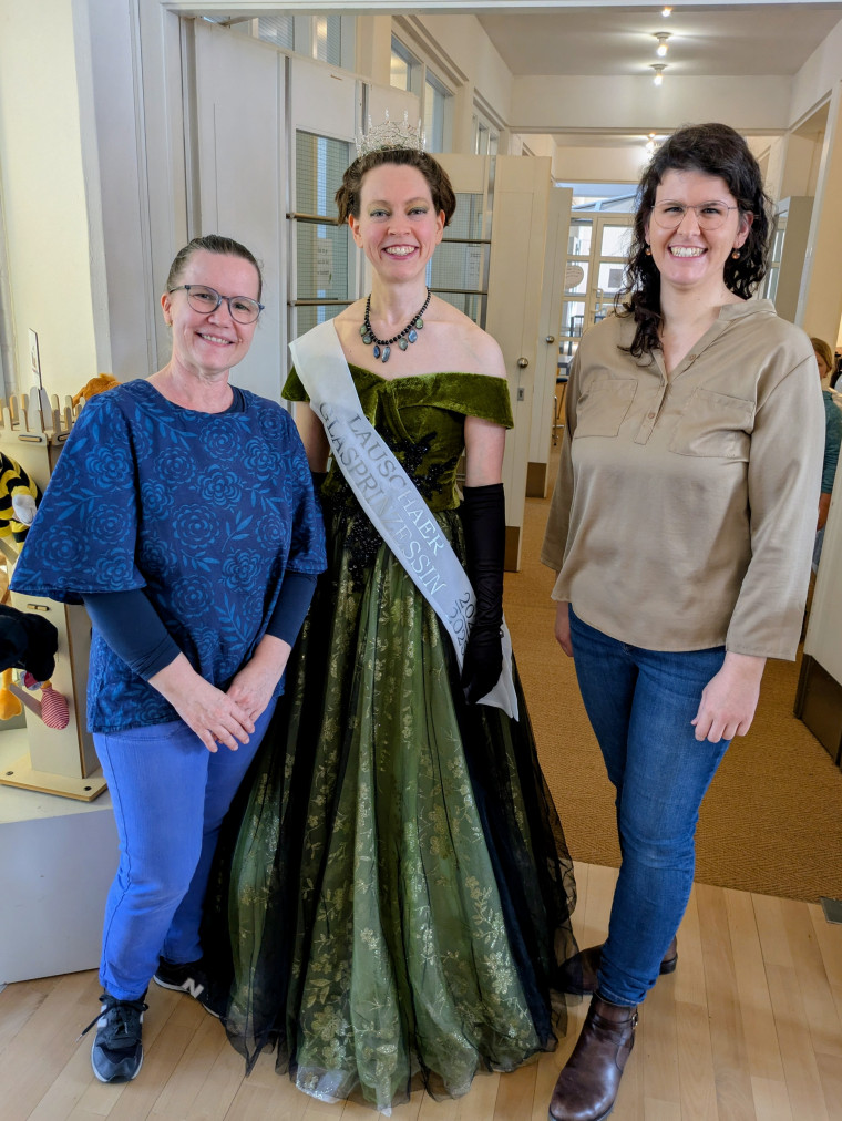 Glasprinzessin zu Gast im Museum